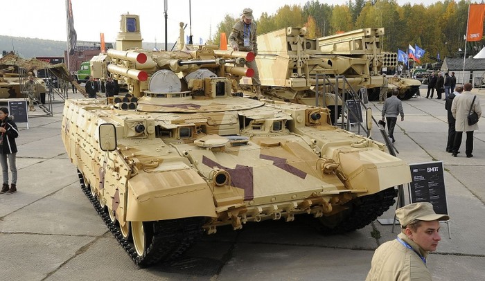 Xe chiến đấu hỗ trợ xe tăng mới BMPT-72 Terminator-2 (Kẻ hủy diệt 2) Nga